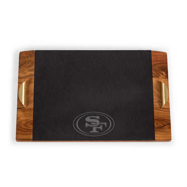 San Francisco 49ers - Covina Acacia and Slate Serving Tray