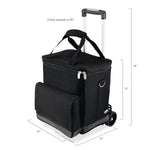 Buffalo Bills - Cellar 6-Bottle Wine Carrier & Cooler Tote with Trolley